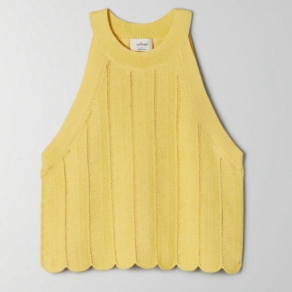Aritzia Tops - Aritzia Wilfred lemon merengue yellow top